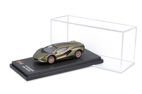 Bburago 1/64 ランボルギーニ シアン FKP 37 メタリック マット グリーン  [No.BUR59076MTG]