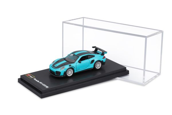 Bburago 1/64 ポルシェ 911 GT2 RS マイアミブルー  [No.BUR59089BL]