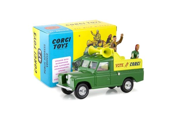 CORGI 1/46 472 - ランドローバー　選挙カー  [No.CG54321022]