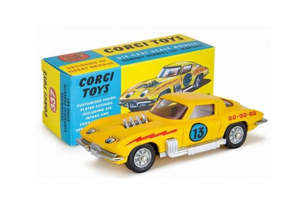 CORGI 1/46 337 - カスタマイズ　シボレーコルベット スティングレイ  [No.CG54321023]