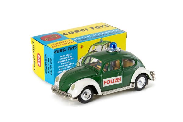 CORGI 1/44 #492 フォルクスワーゲン ヨーロッパ パトカー グリーン  [No.CG54321028]