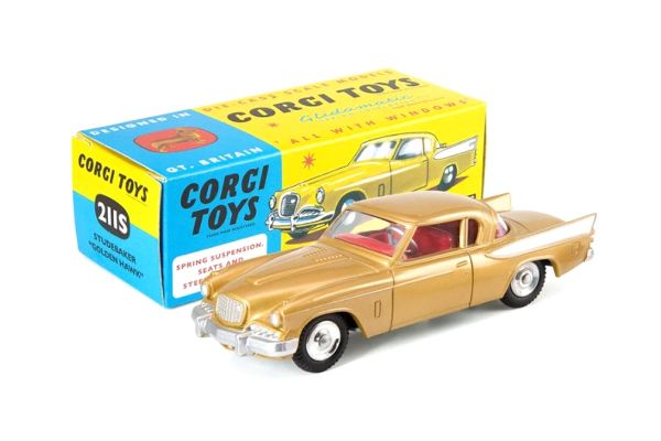 CORGI 1/49 #211S - スタッドベーカー ゴールデンホーク  [No.CG54321031]