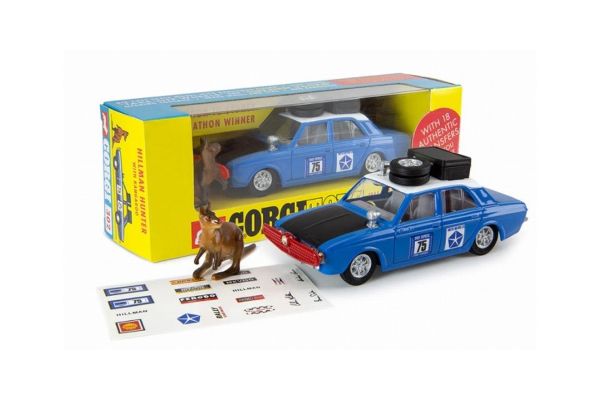 CORGI 1/43 #302 - ヒルマンハンター カンガルー フィギュア付 ロンドン シドニー マラソン1968優勝車  [No.CG54321043]