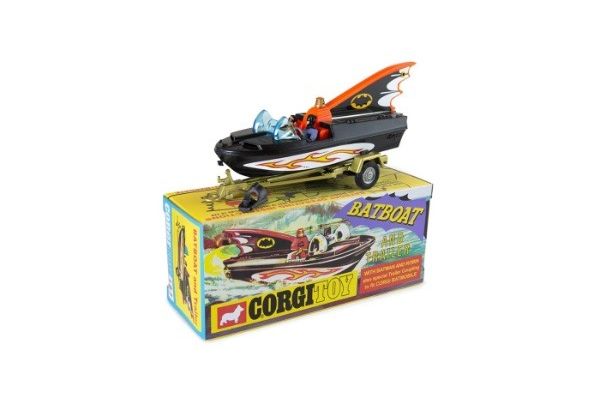 CORGI 1/50 #107 バットボート&トレーラー バットマン&ロビン フィギュア付  [No.CG54321062]