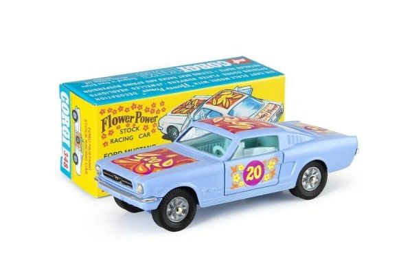 CORGI 1/46 #348 フォード マスタング ファストバック 2+2 フラワーパワー ストック レーシングカー  [No.CG54321071]