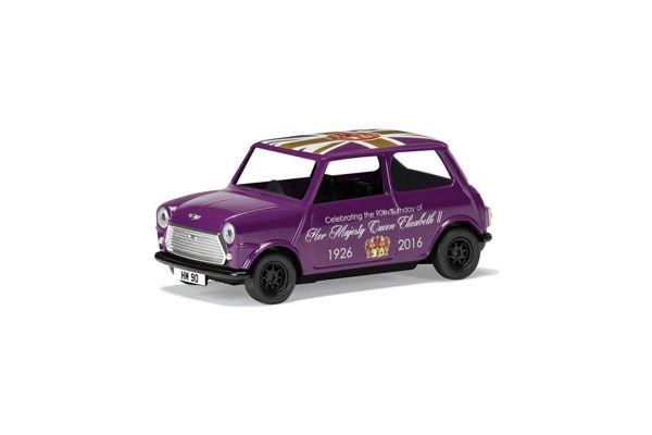 CORGI 1/36scale Austin Mini Purple The 90th Birthday of Queen Elizabeth II  [No.CGCC82107]