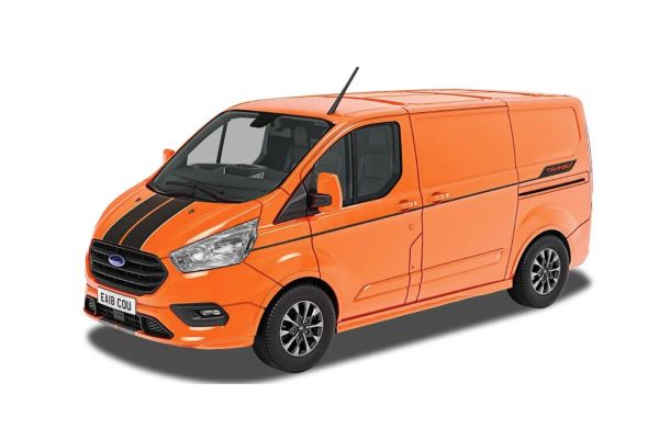 CORGI 1/43scale Ford Transit Custom Sports Orange Glow  [No.CGVA15101]