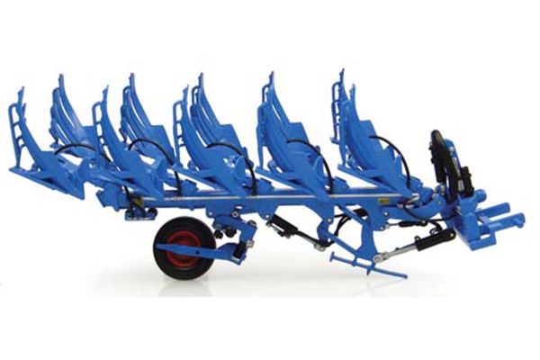 UNIVERSAL HOBBIES 1/32scale Lemken Mounted Reversible Plough Juwel 8 BLUE [No.E4044]