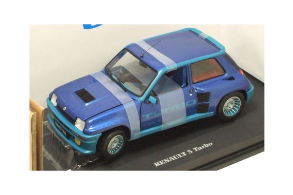 UNIVERSAL HOBBIES 1/18scale Renault 5 Turbo Blue [No.E4521]
