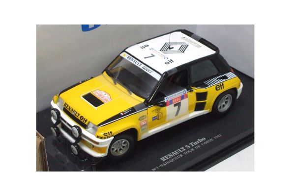 UNIVERSAL HOBBIES 1/18scale Renault 5 Turbo No.7 J.Ragnotti/Andrie Tour de Corse Winner 1982  [No.E4535]