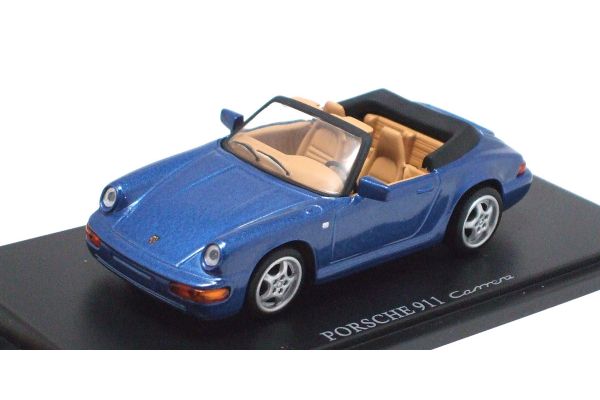UNIVERSAL HOBBIES 1/43scale Porsche 911 Carrera II Convertible Metallic Blue [No.E4689]