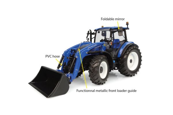 UNIVERSAL HOBBIES 1/32 ニューホランド T5.120 デュアルコマンド フロントローダー 655LU 2025  [No.E6682]