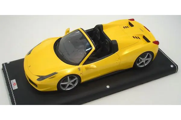京商 ミニカー | MR Collection 1/18scale Ferrari 458 Spider （Giallo Tristrato）  Yellow [No.FE06C]
