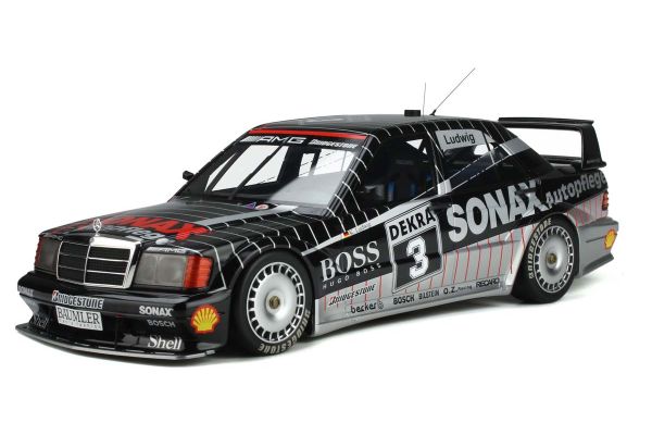 OttO mobile 1/12scale Mercedes Benz W201 190 EVO II DTM 1992 (Black / Silver) Limited to 2,000 pieces worldwide  [No.OTMG062]