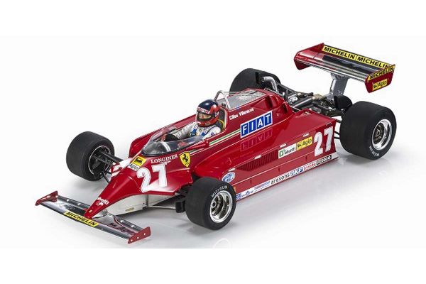 TOPMARQUES 1/18scale 126 CK 1981 Winner Monaco GP No,27 Gilles Villeneuve (with driver figure)  [No.GRP016AWD]