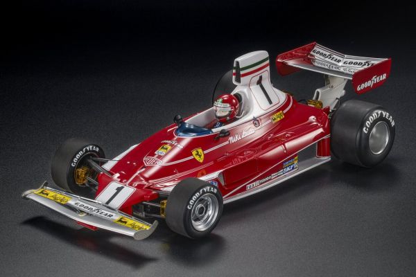 TOPMARQUES 1/18 フェラーリ 312 T 1976  ブラジルGP ウィナー No,1 N.ラウダ ドライバー付  [No.GRP026CWD]