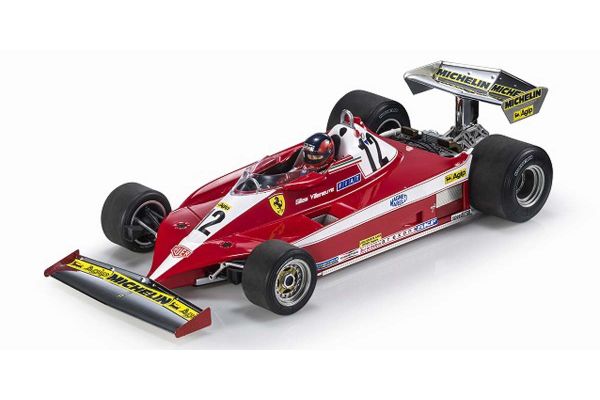 TOPMARQUES 1/18scale 312 T3 1978 Winner Canadian GP No,12 Gilles Villeneuve (with driver figure)  [No.GRP037BWD]