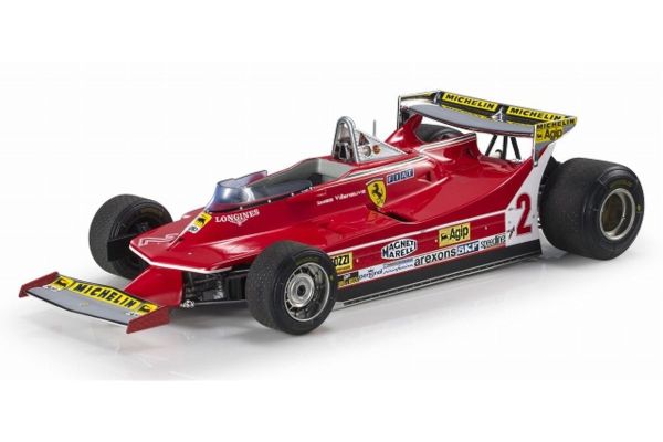 TOPMARQUES 1/18scale Ferrari 312 T5 1980 5th place Monaco GP No.2 G. Villeneuve  [No.GRP045D]