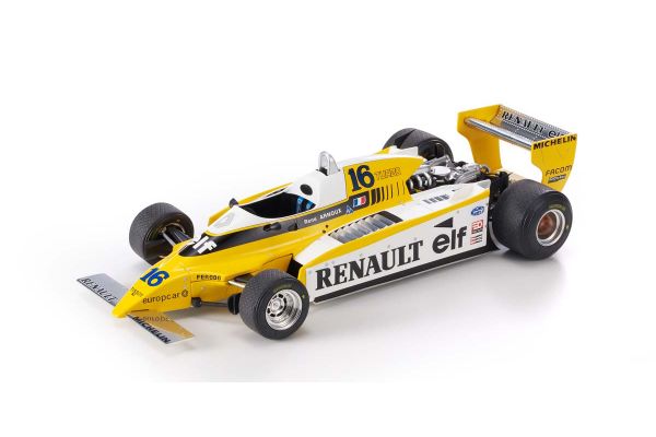 TOPMARQUES 1/18scale Renault RE20 Turbo R. Arnoux No.16  [No.GRP053A]