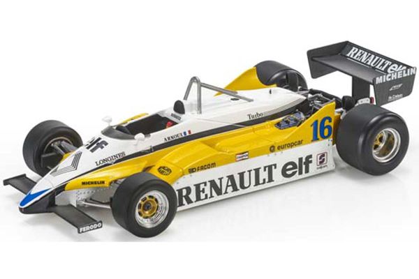 TOPMARQUES 1/18scale Renault RE30B Turbo No.16 R. Arnoux  [No.GRP103B]