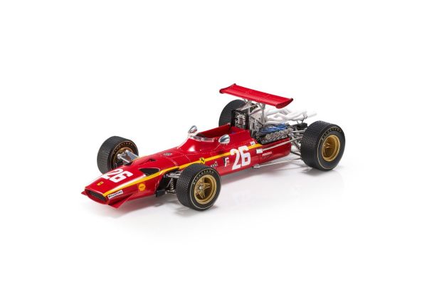 TOPMARQUES 1/18scale 312 1968 Winner France GP No,26 J.Ickx  [No.GRP112D]