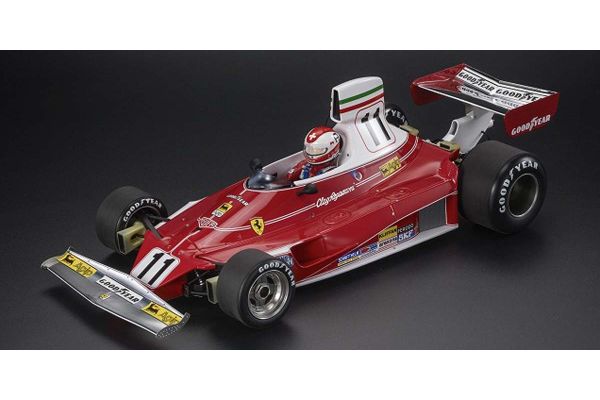 TOPMARQUES 1/12 312 T 1975 イタリアGPウィナー No,11 C.レガッティオーネ ドライバー付  [No.GRP12-11DWD]