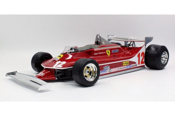 TOPMARQUES 1/12scale 312 T4 No.12 Gilles Villeneuve Short Tail  [No.GRP12001D]