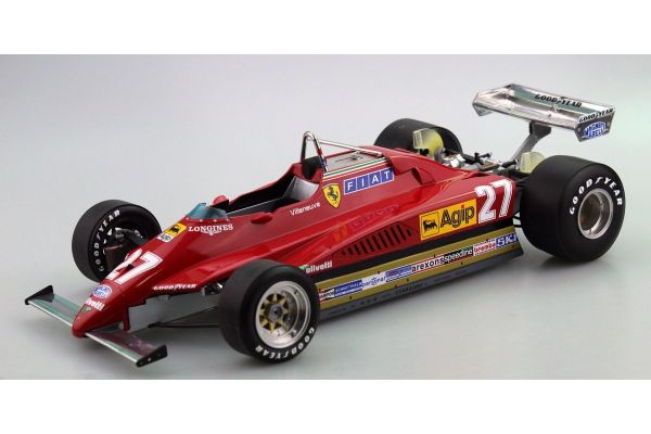 TOPMARQUES 1/12scale Ferrari 126 C2 1982 GP Zolder Villeneuve  [No.GRP12010G]