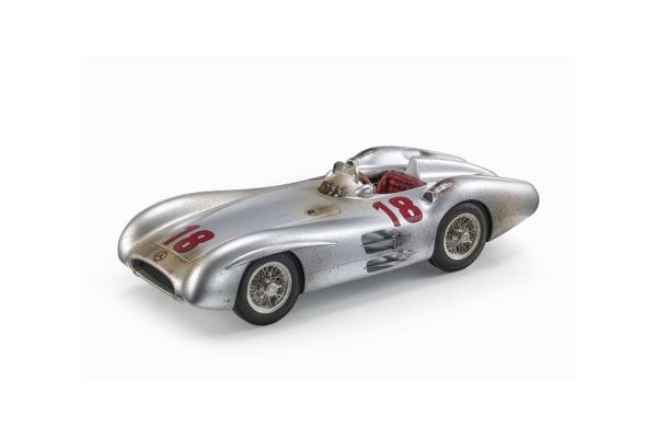 TOPMARQUES 1/18scale Mercedes W196R Streamliner 1954 J.M.Fangio Dirty version  [No.GRP128AD]