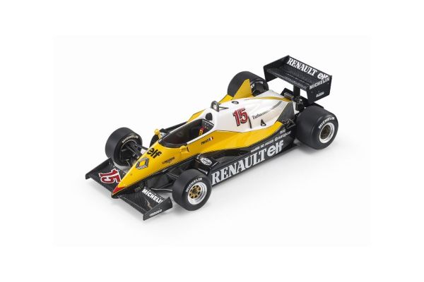 TOPMARQUES 1/18scale Renault RE40 1983 Winner Pole Position & fastest lap French GP No.15 A.Prost  [No.GRP143C]