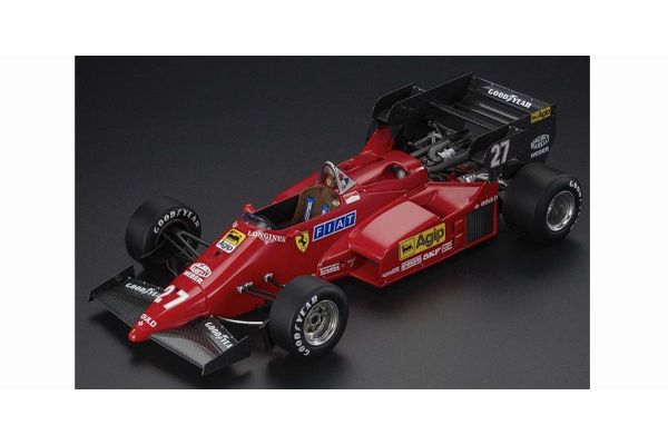TOPMARQUES 1/18 126C4M 1984 イタリアGP 2nd No,27 M.アルボレート  [No.GRP159A]