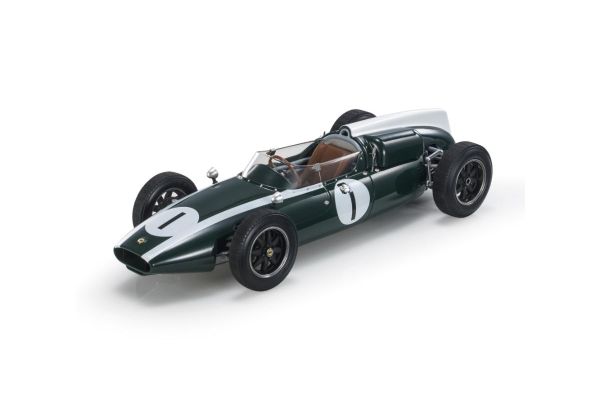 TOPMARQUES 1/18scale Cooper T53 1960 British GP Winner No.1 J. Brabham Engine Hood Open/Close  [No.GRP160A]