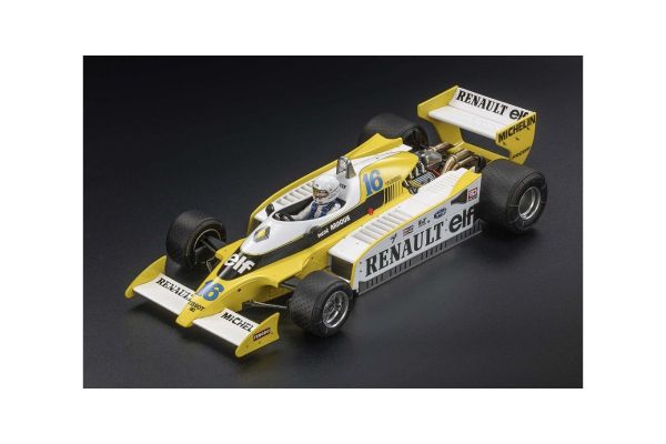 TOPMARQUES 1/18 ルノー RS10 1979 フランスGP ファステストラップ&3rd No,16 R.アルヌー ドライバー付  [No.GRP178BWD]