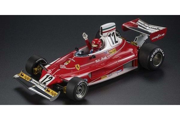 TOPMARQUES 1/18 312 T 1975 ワールドチャンピオン No,12 N.ラウダ ドライバー付  [No.GRPWC001]