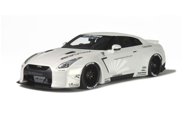 GT SPIRIT 1/18scale LB ☆ Works GT-R (R35) duck tail Pearl White  [No.GTS125]