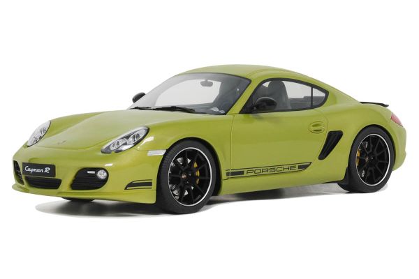 GT SPIRIT 1/18 ポルシェ ケイマン R 2012 (ペリドットメタリック) (イエローグリーン)  [No.GTS425]