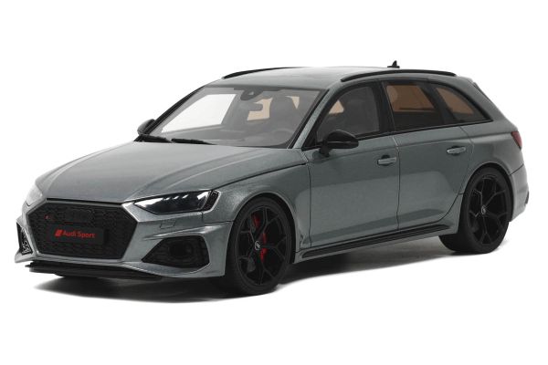 GT SPIRIT 1/18 アウディ RS4 アバント コンペティション (グレー)  [No.GTS456]