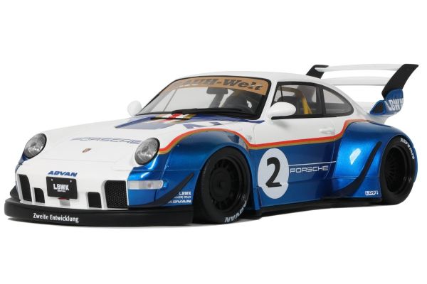 GT SPIRIT 1/18 RWB x LIBERTY WORK 2023 (ホワイト/ブルー)  [No.GTS530]