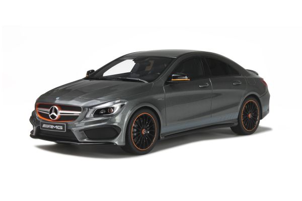 京商 ミニカー | GT SPIRIT 1/18scale Mercedes-Benz CLA45 AMG Orange Art Edition  (Mountain Gray) [No.GTS722]