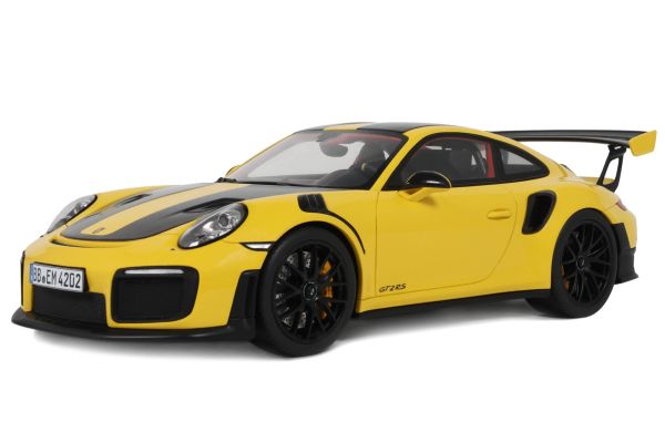 GT SPIRIT 1/18 ポルシェ 911(991.2) GT2 RS ニュルブルクリンク ラップレコード 2017 (イエロー)  [No.GTS972]