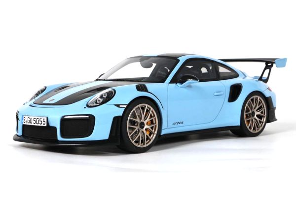 GT SPIRIT 1/18scale Porsche 911(991.2) GT2 RS (Gulf Blue) Overseas Exclusive  [No.GTS027C]