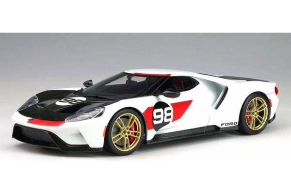 GT SPIRIT 1/18scale Ford GT # 98 Heritage Edition (White) US Exclusive  [No.GTS037US]