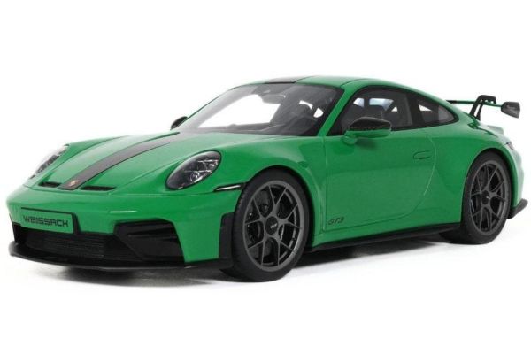 GT SPIRIT 1/18 ポルシェ 911(992.2) GT3 ヴァイザッハ パッケージ 2025 (グリーン)  [No.GTS576]