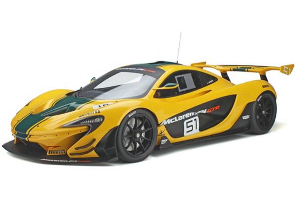 GT SPIRIT 1/8scale McLaren P1 GTR 2014 # 51 (Yellow)  [No.GTS800901]