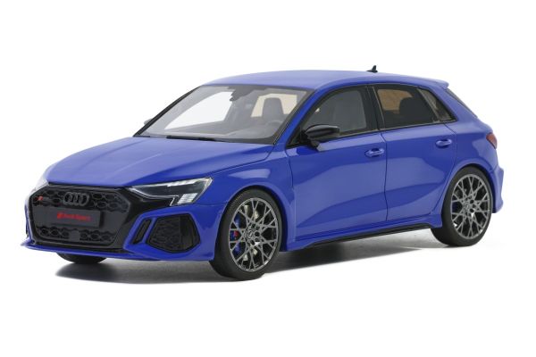 GT SPIRIT 1/18 アウディ RS3 スポーツバック パフォーマンス エディション 2022 (ブルー)  [No.GTS884]