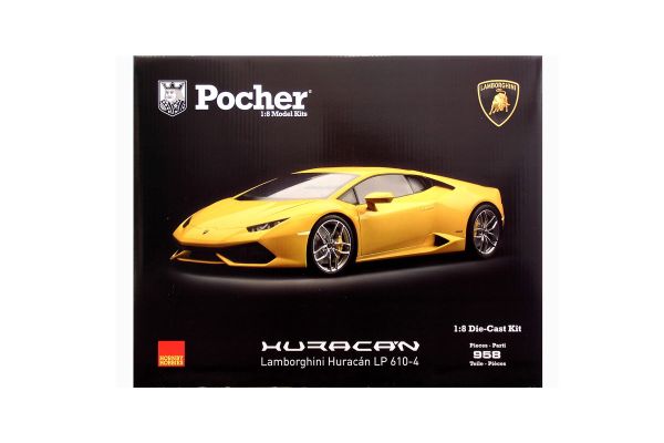 Pocher 1/8scale Lamborghini Huracan LP610-4 assembly kit Giallo midas(Pearl yellow) [No.HK106]