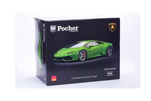 Pocher 1/8scale Lamborghini Huracan LP 610-4 assembly kit (Verde Mantis / metallic green)  [No.HK109]