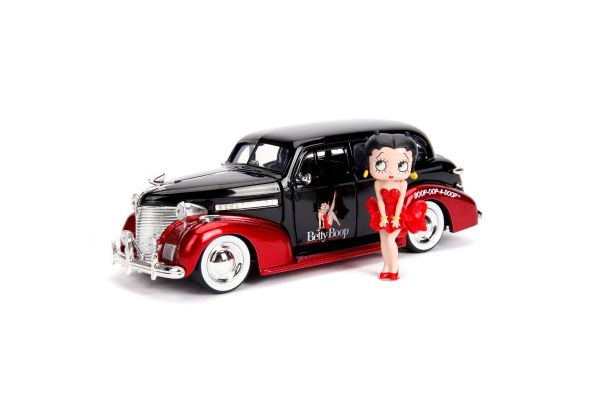 JADA TOYS 1/24scale 1939 Chevy Master Deluxe Betty Boop with figure  [No.JADA30695]