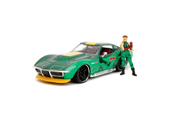 JADA TOYS 1/24scale 1969 CORVETTE w/CAMMY STREET FIGHTER  [No.JADA30837]