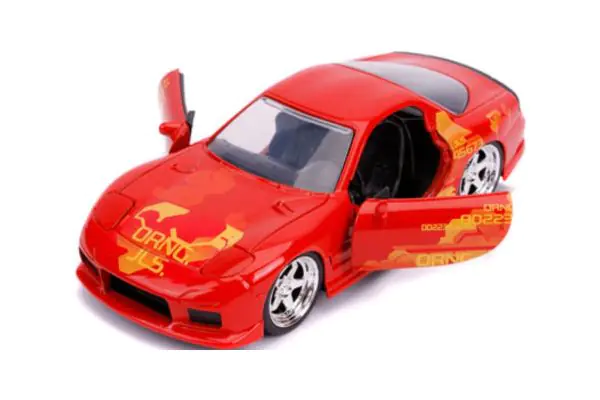 京商 ミニカー | JADA TOYS 1/32 F&F マツダ RX-7 オレンジ (オレンジ